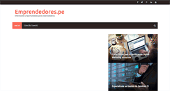 Desktop Screenshot of emprendedores.pe