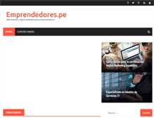 Tablet Screenshot of emprendedores.pe